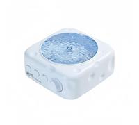 Qianly Enceinte Projection Vague Haut-Parleur Lampe Atmosphère Ornement Décor Connexion Bluetooth 5.3 Éclairage Ondulant Effet Eau Adaptée aux Chambres Fêtes, Bleu