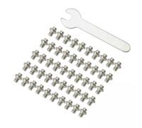 Qianly Ensemble de 3x50 Boulons pour Pédales de Vélo en Acier