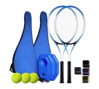 Qianly Entraînement de Tennis avec Balle de Rebond, Kit D'entraînement Solo pour Enfants et Adultes, E