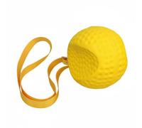 Qianly Entraîneur de Swing de Golf Accessoire d'exercice Outil de Posture Balle de Connexion Mousse EVA Confortable Lanière Réglable pour Différents Gabarits, Balle Jaune