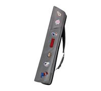 Qianly Étui de Protection pour Queue de Billard avec Intérieur Rembourré et Fermetures éclair Rapides. Matériau PU Résistant à l'usure pour Queues de 1/2
