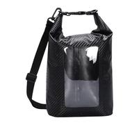 Qianly Étui de Téléphone Imperméable Sac Sec 5L Garde Le Haut de Bilan de Sac étanche à Sec pour Le Randonnée de Randonnée de Randonnée à Dérive, Noir