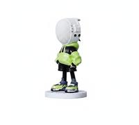 Qianly Figurine d'action Statue Épéiste Personnage Figurine Décorative Statuette Résine Petite Sculpture Base 7cm Sens Visuel Dynamique Personnalise Les