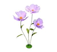 Qianly Fleurs Géantes Fleur de Mariage Décoration de Scène Arrangement sur Socle et Décoration Florale Facile à Installer et Légère Adapté pour Accueils de, Violet