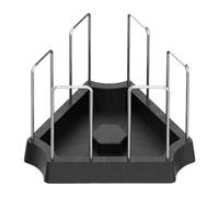Qianly Gamelle pour, Bol à Eau, Base Lestée pour éviter Le Renversement du Plateau, Bol à Eau pour et, Noir