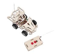Qianly Générateur D'énergie à Manivelle à Main pour Assemblage de Jouets éducatifs Scientifiques pour Garçons Filles Enfants, en bois, 15cmx9cm
