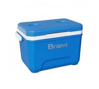Qianly Glacière Isotherme Conteneur de Transport Boîte Réfrigérée Coffre à Glace Rectangulaire avec Poignée Supérieure Couvercle à Charnières Verrou Sûr et, Bleu