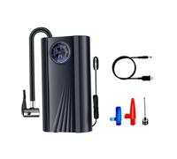 Qianly Gonfleur de Pneus Électrique Portable Compresseur Air Accessoire Voiture Pompe Mini Numérique Fonction Universelle en PP Adapté à Voiture Ballon