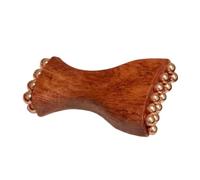 Qianly Gua Sha Outil Massage Visage Outil Gua Sha Sculpture Accessoire Massage Manuel Bois Cuivre Outil Massage Corps Massages Ergonomiques Fonction Relaxant, Brun