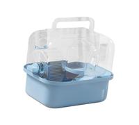 Qianly Hamster Cage Exercice Jouant la Maison avec Un Petit Nombre Multifonction à Cage Animale pour Animaux pour Lapins gerbilles Souris, Bleu