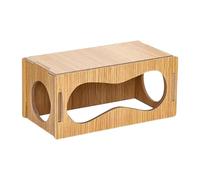 Qianly Hamster House Maze Hideout Guinée Pigs Molet Toy Pet Gift Hédgehog Cage ACCESSOIR, 22x11x10cm