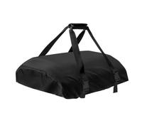 Qianly Housse Four à Pizza Extérieur Housse Protection Bâche Couvre-Four Étanche et Anti-poussière avec Fixations Sécurisées et Poignées Supérieures Adaptée au Cour, Noir, 63 41 16cm