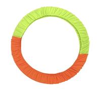 Qianly Housse pour Anneaux de Gymnastique Rythmique. Anneaux de 60 Cm à 85 Cm. Housse Résistante à l'usure, Jaune Orangé