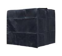 Qianly Housse Protection Portable pour réservoir d'eau 1000 L, imperméable et résistante à la poussière, idéale pour Les Jardins et Les Chantiers, Noir