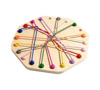 Qianly Jeu de Démêlage de Cordes, Jeu de Société pour Trier Les Nœuds, Puzzle de Corde pour L'imagination Spatiale, Jouet à Dénouer pour Adultes et Enfan, Octogone