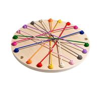 Qianly Jeu de Démêlage de Cordes, Jeu de Société pour Trier Les Nœuds, Puzzle de Corde pour L'imagination Spatiale, Jouet à Dénouer pour Adultes et Enfan, Rond