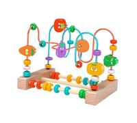 Qianly Jeu de Labyrinthe de Perles pour Le Développement Des Compétences et La Coordination avec Des Formes Animales, Fruit