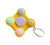 Qianly Jeu de Mémoire Électronique Jeu de Cerveau Jouet D'Éducation Interaction Dynamique Composant Électronique Portable pour Développement Mémoire Coordina, Jaune