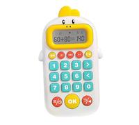 Qianly Jeu électronique de Mathématiques, Calculatrice éducative pour Enfants D'âge Préscolaire, En Polypropylène, Idéale pour Les, Blanc