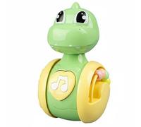 Qianly Jouet Basculant pour Bébé Éducatif Jouet Qui Ne Tombe Jamais Développement Précoce Jouet Roulant pour Bébé pour Bébés, Tout-Petits, Vert Rhin, Dinosaure