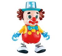 Qianly Jouet Musical Dansant et Marchant, Jouet éducatif Amusant avec Lumière et Son, Interactif pour Enfants et Bébés, pour Un Apprentissage Créatif et, Clown Dansant