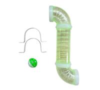 Qianly Jouets de Tuyauterie pour Enfants, Pièces D'activités, Jouets D'apprentissage, Tableaux D'activités éducatifs, Accessoires de Bricolage, T, Vert