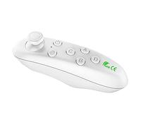 Qianly Joystick Gamepad sans Fil Télécommande Bluetooth Poignée Manette Télécommande Multifonction en Adaptée Aux Jeux Vidéo Selfies Lecture Bureau, Blanche