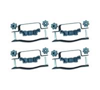 Qianly Kit de Fixation pour Barres de Toit, Accessoire Facile à Installer, Boulon pour Porte-Bagages de Toit pour Voiture et Fourgonnette, 4 Pièces