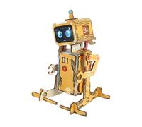Qianly Kit de Robot à Monter Soi-même, Construction En Bois, Artisanat, Modèle de Robotique, Expérience Scientifique