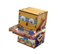 Qianly Kit D'expériences Scientifiques En Bois, Tirelire Forme de Cochon, Activités Manuelles pour Enfants et Adultes, Jouet éducatif à Monter S, Coloré