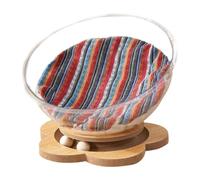 Qianly Lit pour Chat Capsule Spatiale, Nid de Couchage Transparent, Maison pour Chat en Bois et Acrylique, Idéal pour La Décoration Intérieure, Base de Fleurs