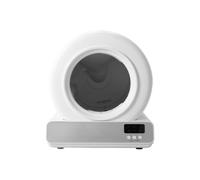 Qianly Litière Automatique pour Chat Bac Autonettoyant Robot Sanitaire Maison de Toilette Fermée Fonctionnement Automatique Quotidien Design Discret Fermé
