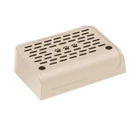 Qianly Litière pour Chat, Litière pour Animaux, Bac à Litière, Facile à Nettoyer, pour Chats de Petite et Grande Taille et Chats âgés, Lampe à Litière Portab, Kaki