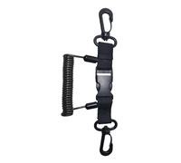 Qianly Longe de Plongée sous-Marine, Longe à Ressort, Sangle en Toile, Corde Anti-Perte pour Activités de Plein Air