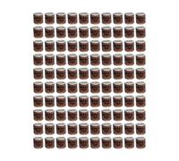 Qianly Lot de 100 Pattes de Pigeon en Aluminium pour Identifier Les Pattes d'oiseaux et Volailles (2026), Japon Couleur Café