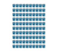 Qianly Lot de 100 Pattes de Pigeon en Aluminium pour Identifier Les Pattes d'oiseaux et Volailles (2026), L'amérique Bleue