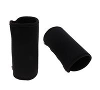 Qianly Lot de 2 Orthèses de Protection pour Pattes d'animaux de Compagnie, Genouillères Solides pour Chien après Une Blessure Chirurgicale, Noir, L