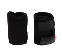 Qianly Lot de 2 Orthèses de Protection pour Pattes d'animaux de Compagnie, Genouillères Solides pour Chien après Une Blessure Chirurgicale, Noir, S