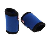 Qianly Lot de 2 Orthèses de Protection pour Pattes d'animaux de Compagnie, Genouillères Solides pour Chien après Une Blessure Chirurgicale, Bleu, M
