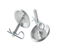 Qianly Lot de 2 Patins de Remplacement pour Chasse-Neige (références 2205071 et 2208864), avec Goupilles de Sécurité à Dégagement Rapide et Base Antidérapant, Pas D'entretoises