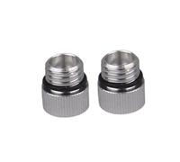 Qianly Lot de 2 Supports de Buse pour Siphon à, En Aluminium Robuste, pour Desserts Au Fromage.
