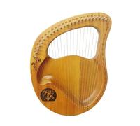 Qianly Lyre à 24 Portable Harpe Lyre Compacte Harpe à 24 pour Apentissage, 24 Cordes, Type Planche