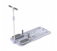 Qianly Machine de Ski Intérieure Travail du Plancher Pelvien Simulateur de Ski Musculation Abdominale Entraîneur Jambes Pliable , Violet Lavande , Planche De Fitness Quatre-en-Un