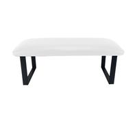 Qianly Manucure Armrest Coussin Support Porte-main Outil Table Manucure avec Revêtement Cuir PU Imperméable et Base Stable Conçu pour Salon Passionnés Décora, Blanc