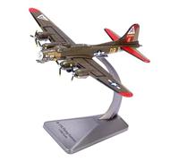 Qianly Maquette d'avion Bombardier B-17G à L'échelle 1/200, en Métal Moulé sous Pression, avec Support, pour Décoration de Bureau Ou étagère de