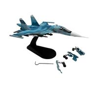 Qianly Maquette d'avion de Chasse à L'échelle 1/100 avec Socle, Idéale pour Un Bureau, Une Bibliothèque Ou Un Café.