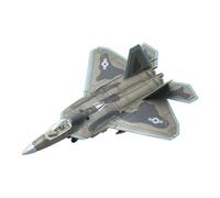 Qianly Maquette d'avion de Chasse à L'échelle 1/72, Collection pour Développer La Motricité Fine, Bloc de Construction Souvenir, Jeu éducatif pour Ch, F22