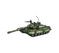 Qianly Maquette de Char D'assaut, Jouet Décoratif, Objet de Collection, Véhicule Blindé Miniature pour Garçons, Enfants et Adultes, Cadeau D'annivers, Vert