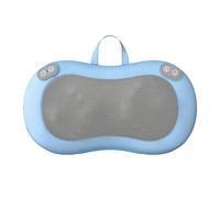 Qianly Masseur Nuque Chauffant Design Ergonomique Oreiller de Massage Cervical Niveaux Réglables Coussin Masseur Chauffant