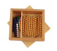 Qianly Matériel de Perles Mathématiques, Jeu de Manipulation Mathématique (tri et Empilage de Perles), Jouet Mathématique pour Enfants de 3 à 6 An, style B